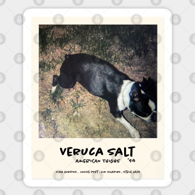Veruca Salt -  American Thighs. 90's alternative rock band Sticker by MiaouStudio
